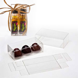 2 1/8" x 1 3/8" x 4 1/4" Truffle Box (25 pack)