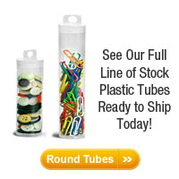 Clear Plastic Packaging Tubes