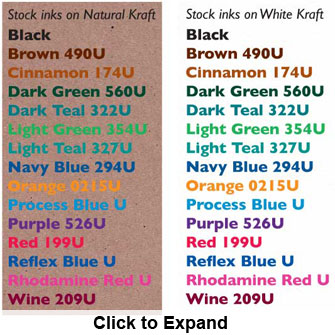 stock inks kraft white