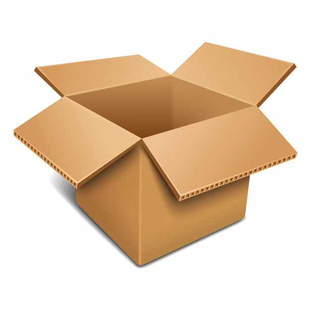 open-cardboard-box