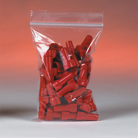 2" x 5" 2 Mil. Zip Top Bags 1000/Case