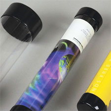 Clear Plastic Mailing Tubes