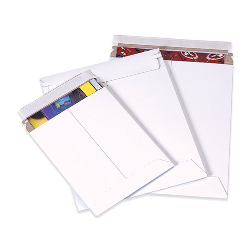 White Self Seal Flat Mailers