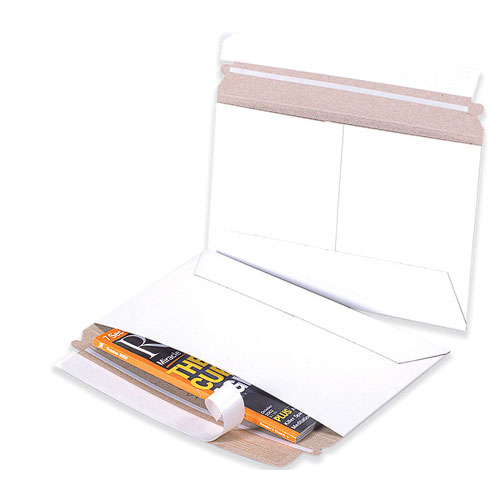 Side Loading White Stay Flat Mailers
