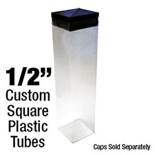 1/2 Inch Square Plastic Tubes