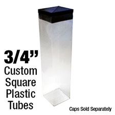 3/4 Inch Square Plastic Tubes