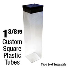 1 3/8 Inch Square Plastic Tubes