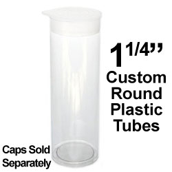 1 1/4 Inch Clear Plastic Tubes