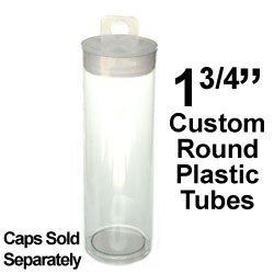 1 3/4 Inch Clear Plastic Tubes