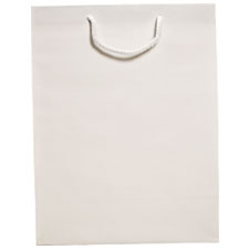 White Aubrey Shopping Bags