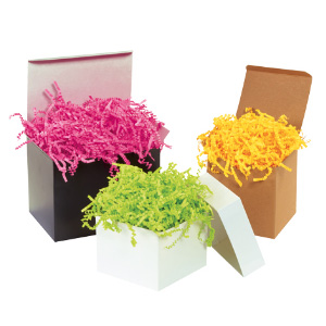 Teal Cut / Shredded Paper Gift Box & Basket Crinkle Paper, Green