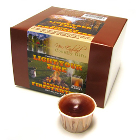 "Light Your Fire" - Eco Friendly Fire Starter Wax Cups (24 Cups)