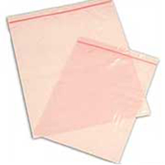 2 1/2 x 3 - 4 Mil Pink Anti Static Zip Top Bags 1,000/ctn -- Clearance --