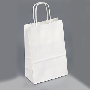 5 x 3 x 8 White Shopping Bag 250/Case