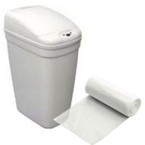 20-30 Gallon Red Medical Waste Trash Bags - 3.2 Mil