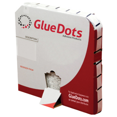 1/4" Medium Tack Glue Dots Low Profile 4000 Dots/Roll