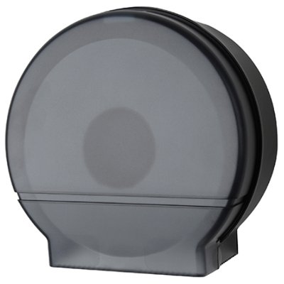 11 1/2 x 11 x 5" Single Jumbo Bathroom Tissue Dispenser - Black