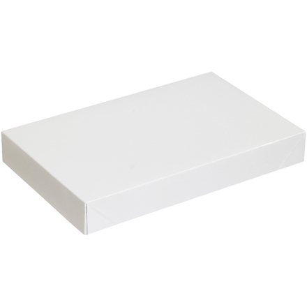 15 x 9 1/2 x 2 White Apparel Box 100/Case