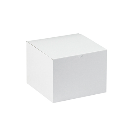 8 x 8 x 6 White Gift Boxes 50/Case