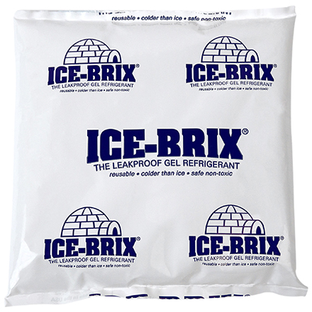 12 oz. ( 6 x 5 3/4 x 1 ) Ice-Brix 24/Cs