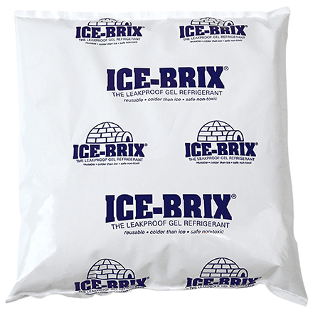 16 oz. ( 6 1/4 x 6 x 1 ) Ice-Brix 18/Cs