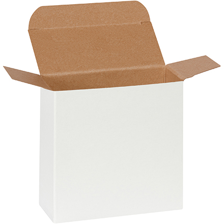 4  1/2  x 1 7/8  x 4 1/2   White Folding Carton 250/Case