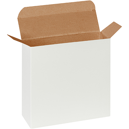 7 1/4   x  2   x  7 1/4 White Folding Carton 250/Case
