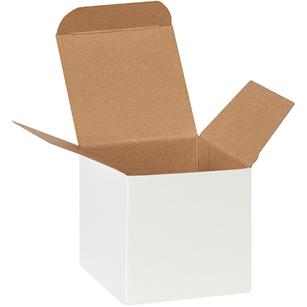 3 x 3 x 3  White Folding Carton 250/Case