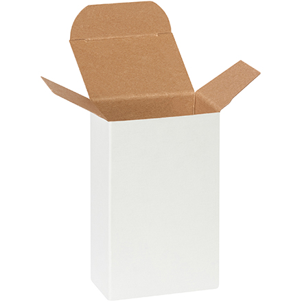 2 1/2 x 1 3/4 x 4 White Folding Carton 500/Case