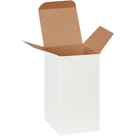 4  x 4  x 8 White Folding Carton 250/Case