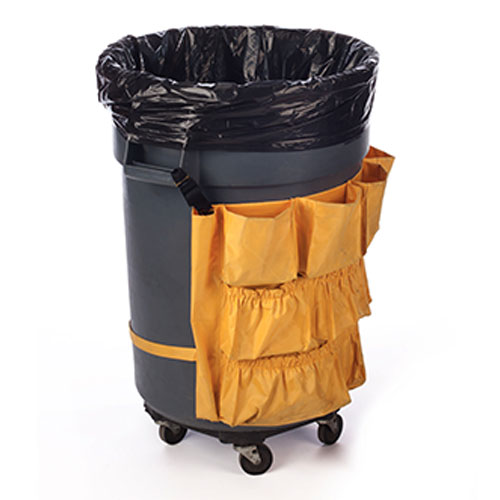 23" x 10" x 40" 31-33 Gallon 3 Mil. Black Trash Bags 100 Bags/Case