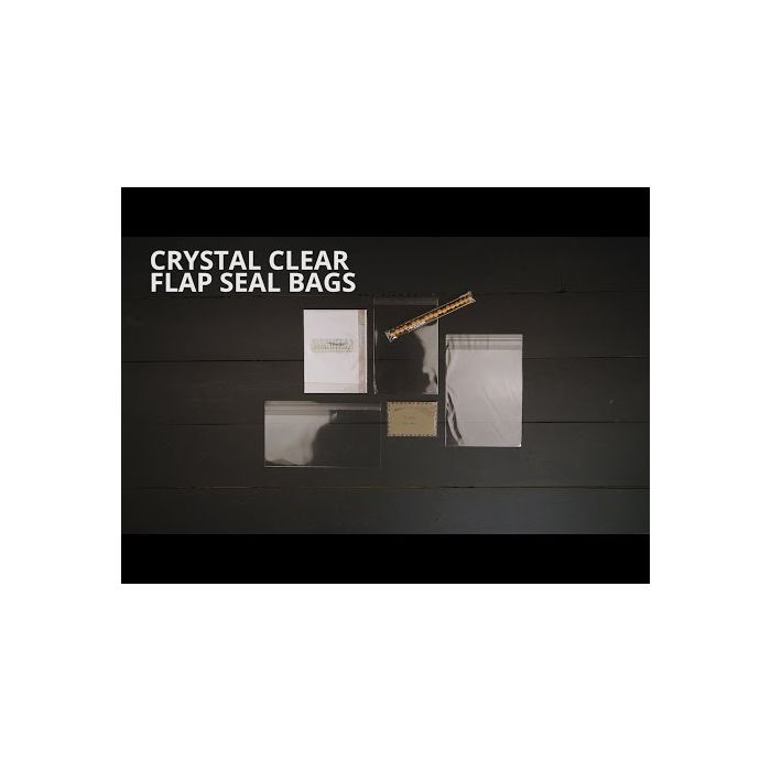 10 7/16" x 15 1/4" + Flap, Crystal Clear Bags (100 Pieces)