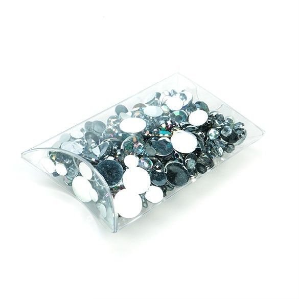 2 1/2" x 7/8" x 4" Crystal Clear Pillow Box (No Hanger) (25 Pieces)