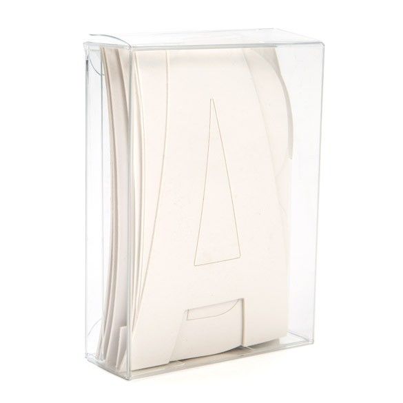 2 3/4" x 1" x 3 3/4" Crystal Clear Boxes (25 Pieces)