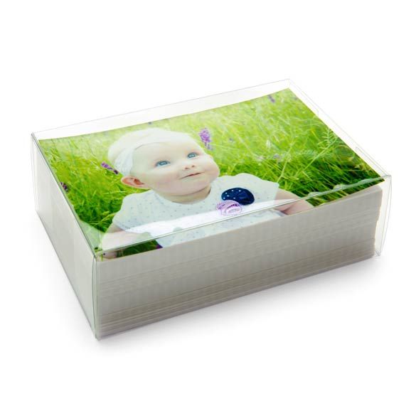 Crystal Clear 5x7 Photo Box - 5 1/8 x 2 x 7 1/8 - [FPB326]