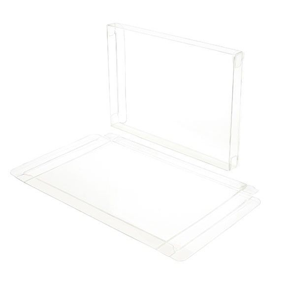 A1 Clear Plastic Box - Stands 5/8 Tall - (Opens at Both Ends)