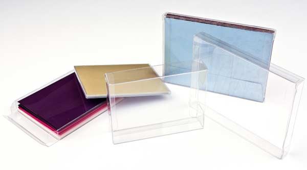 6 1/8" x 1" x 6 1/16" Crystal Clear Boxes (25 Pieces)