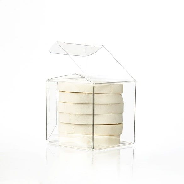 Clear Boxes with Pop and Lock Bottom - 7.5 x 7 x 4 - 25 Pack