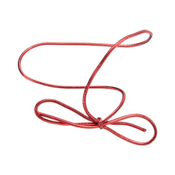 10" Metallic Red Stretch Loop (50 Pieces)