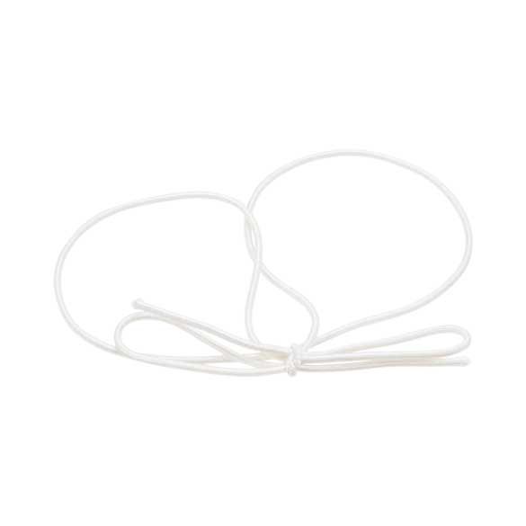 10" Solid White Stretch Loop (50 Pieces)