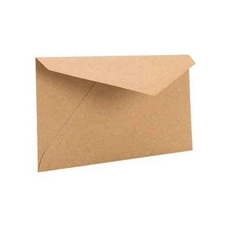 Monarch 7 1/2" x 3 7/8" Brown Bag Envelopes (50 Pieces)