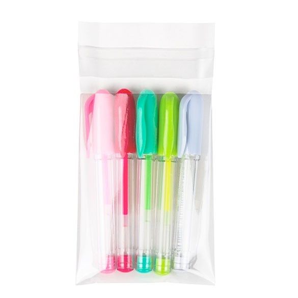 2 1/2" x 3 1/2" + Flap, Crystal Clear Bags (100 Pieces)