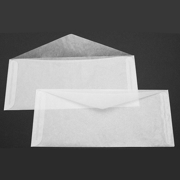 Glassine Open End Center Seam Envelopes 1 3/4 x 2 3/4 50 pack G1