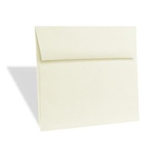 5 1/2" x 5 1/2" Linen Envelope, Natural (50 Pieces)