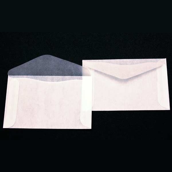 Small Glassine Envelopes for Stamps - 3 x 2, Semi-Transparent G1