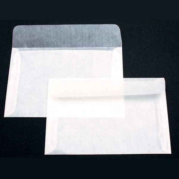 100 Glassine Top Opening Envelopes 2 1/2 x 4 1/4 Inches (No.3