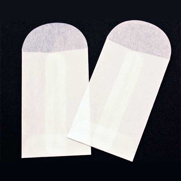 Glassine Envelopes with Center Seam 2 1/4 x 3 1/2 50 pack G9