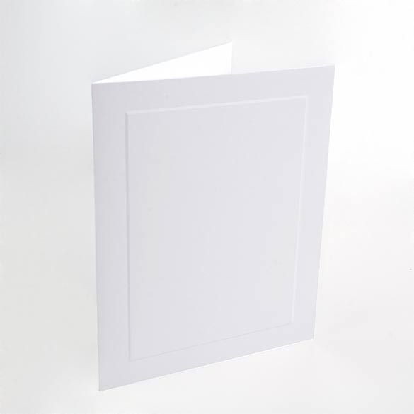 5.5 Bar 5 1/2" x 4 1/4" Premium Panel Cards White (50 Pieces)