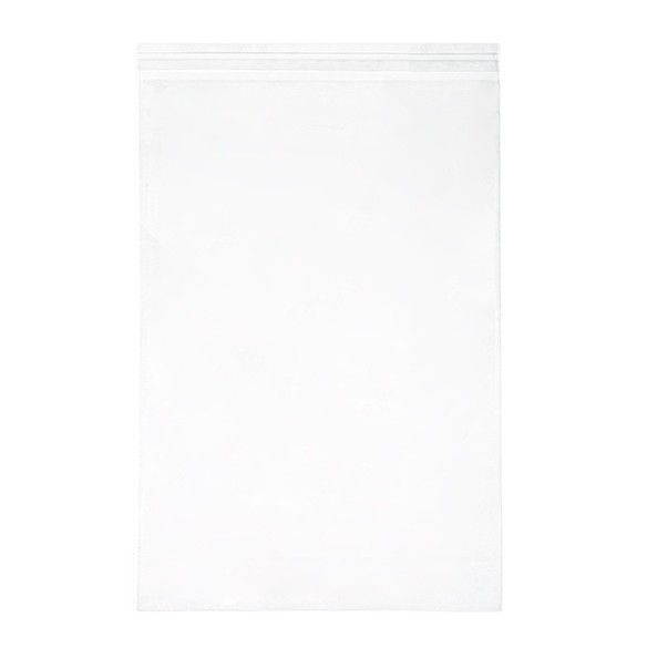 12 7/16" x 16 1/4" + Flap, Crystal Clear Bags (100 Pieces)