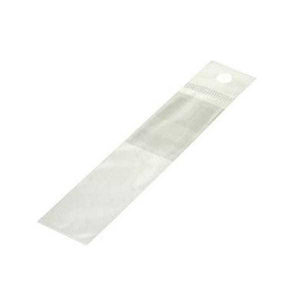 50pcs Jewelry Plastic Self-adhesive Bags With Hanging Hole, Diy Jewelry  Packaging & Display Bags